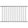  Fence Panel Powder-coated Steel 1.7x1.25 m Black Colour black Size 1.7 x 1.25 m Quantity in Package 1 