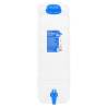 22L Transparent Water Container with Tap for Outdoor Use