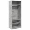 Wardrobe Concrete Grey 80x50x200 cm - Stylish & Durable Design