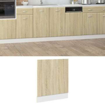 Dishwasher Panel Sonoma Oak - Durable Engineered Wood | HipoMarket