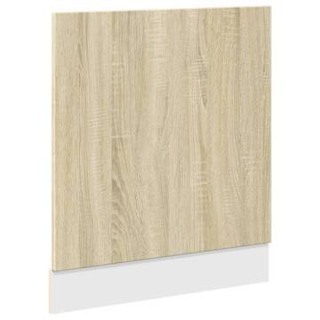 Dishwasher Panel Sonoma Oak - Durable Engineered Wood | HipoMarket