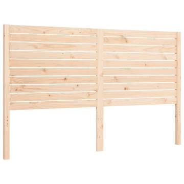 King Size Bed Frame with Headboard | Solid Pine Wood