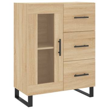 Stylish Highboard Sonoma Oak - 69.5x34x180 cm | HipoMarket