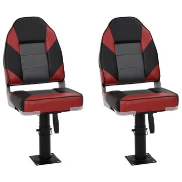 Adjustable Boat Seats 2 pcs | 360° Rotatable & Comfortable