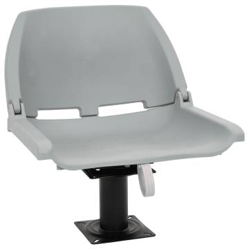 Boat Seat with Pedestal - 360° Rotatable for Comfort & Durability