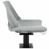 Boat Seat with Pedestal - 360° Rotatable for Comfort & Durability