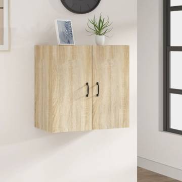 Sonoma Oak Wall Cabinet - Stylish 60x31x60 cm Storage Solution