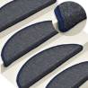  Carpet Stair Treads 15 pcs Dark Grey and Blue 56x17x3 cm Colour dark grey and blue Size 56 x 17 x 3 cm Quantity in Package 15 