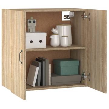 Sonoma Oak Wall Cabinet - Stylish 60x31x60 cm Storage Solution