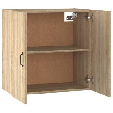 Sonoma Oak Wall Cabinet - Stylish 60x31x60 cm Storage Solution