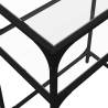 Elegant Console Table with Glass Top - 60x35x81 cm | HipoMarket