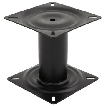 Boat Seat Pedestal Black 18 cm Steel - Durable & Reliable