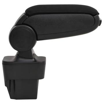 Car Armrest Black 13x34x(33-46) cm ABS - Stylish & Durable