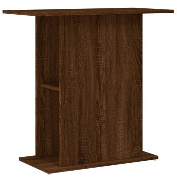 Aquarium Stand Brown Oak 75x36x72.5 cm - Quality Engineered Wood