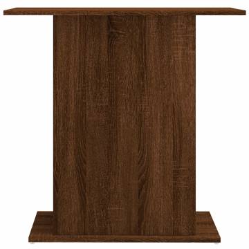 Aquarium Stand Brown Oak 75x36x72.5 cm - Quality Engineered Wood