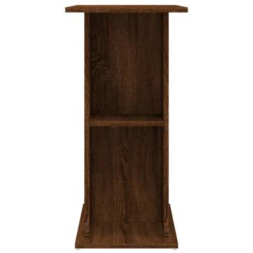 Aquarium Stand Brown Oak 75x36x72.5 cm - Quality Engineered Wood