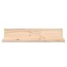 Wall Shelves 2 pcs - Solid Pine Wood | Hipomarket UK