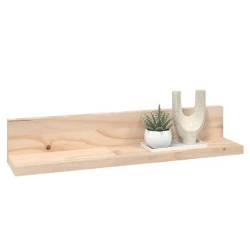 Wall Shelves 2 pcs - Solid Pine Wood | Hipomarket UK