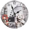 Vintage Wall Clock Marilyn Monroe - Retro 30 cm Decor