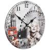 Vintage Wall Clock Marilyn Monroe - Retro 30 cm Decor