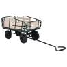 Durable Garden Hand Trolley - Metal & Wood 250 kg Capacity