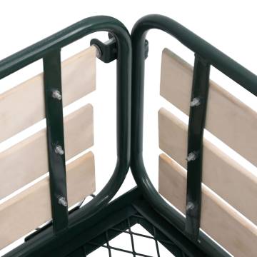 Durable Garden Hand Trolley - Metal & Wood 250 kg Capacity