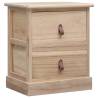  Nightstand 38x28x45 cm Paulownia Wood Colour brown Quantity in Package 1 