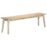  Bench 160 cm Solid Mango Wood Colour light brown 