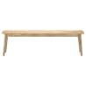 Solid Mango Wood Bench 160 cm - Timeless Home Decor