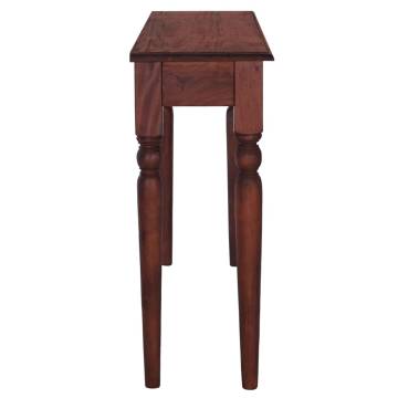 Console Table Classical Brown 110x30x75 cm - Solid Mahogany