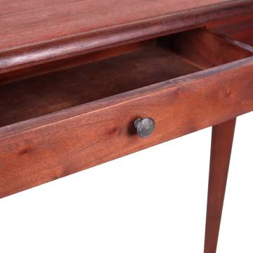 Console Table Classical Brown 110x30x75 cm - Solid Mahogany