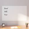  Wall-mounted Magnetic Board White 100x60 cm Tempered Glass Colour white Size 100 x 60 cm Model without accessories 