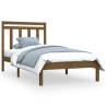 Honey Brown Solid Wood Bed Frame 100x200 cm - Stylish & Durable