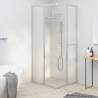 Shower Cabin Frosted ESG 90x70x180 cm - Stylish & Space-Saving