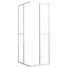 Shower Cabin Frosted ESG 90x70x180 cm - Stylish & Space-Saving