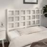 Bed Headboard White 140.5x4x100 cm Solid Wood Pine Colour white Size 140.5 x 100 cm Quantity in Package 1 