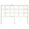 Stylish White Bed Headboard - Solid Pine | 140.5x4x100 cm