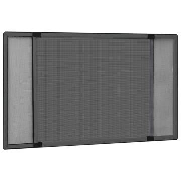 Extendable Insect Screen for Windows - Anthracite (100-193)x75 cm