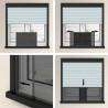 Extendable Insect Screen for Windows - Anthracite (100-193)x75 cm