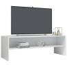 High Gloss White TV Cabinet - Stylish & Sturdy Design