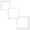 Cube Wall Shelf High Gloss White - Stylish Storage Solution