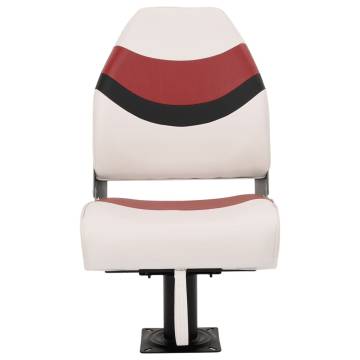 Boat Seats 2 pcs with Pedestal - 360° Rotatable Comfort