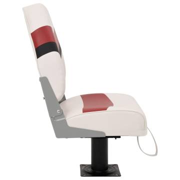 Boat Seats 2 pcs with Pedestal - 360° Rotatable Comfort