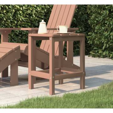 Garden Adirondack Table Brown 38x38x46 cm - Durable & Low Maintenance