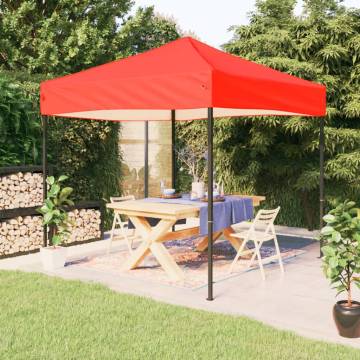 Folding Party Tent Red 2x2 m - Perfect for Outdoor Events