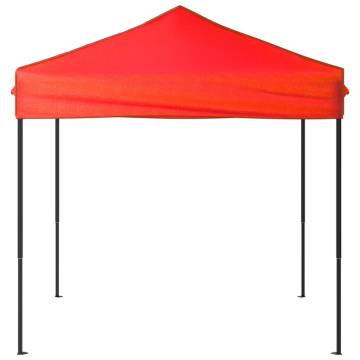 Folding Party Tent Red 2x2 m - Perfect for Outdoor Events