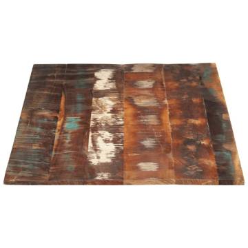 Rectangular Table Top 60x140 cm - Solid Reclaimed Wood