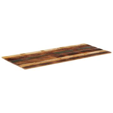 Rectangular Table Top 60x140 cm - Solid Reclaimed Wood