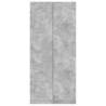 Concrete Grey Wardrobe 90x52x200 cm - Stylish Storage Solution