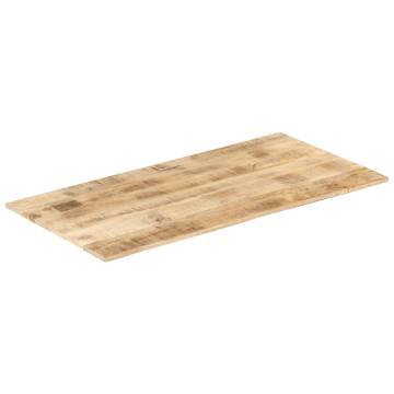 Table Top Solid Mango Wood 100x60 cm | Industrial Style